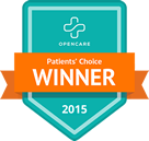Voted Best Chiropractor 2015 OpenCare.com 